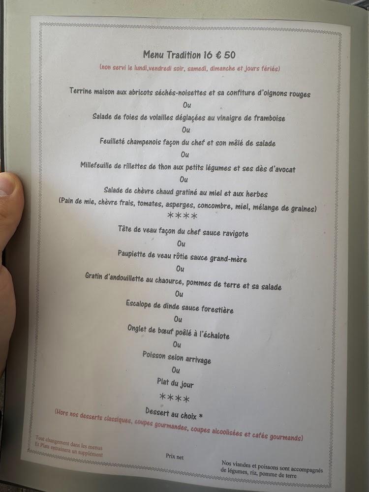 Le Gourmet du Jard - SAINT-DIZIER - Menu Image 2